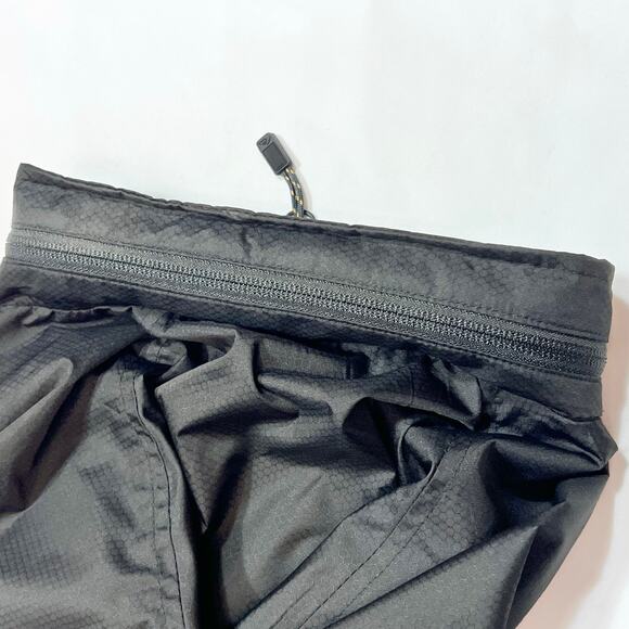 Quicksilver Windbreaker Jacket Waterman Men Medium Full-Zip Hoodie Black Used - Picture 7 of 11